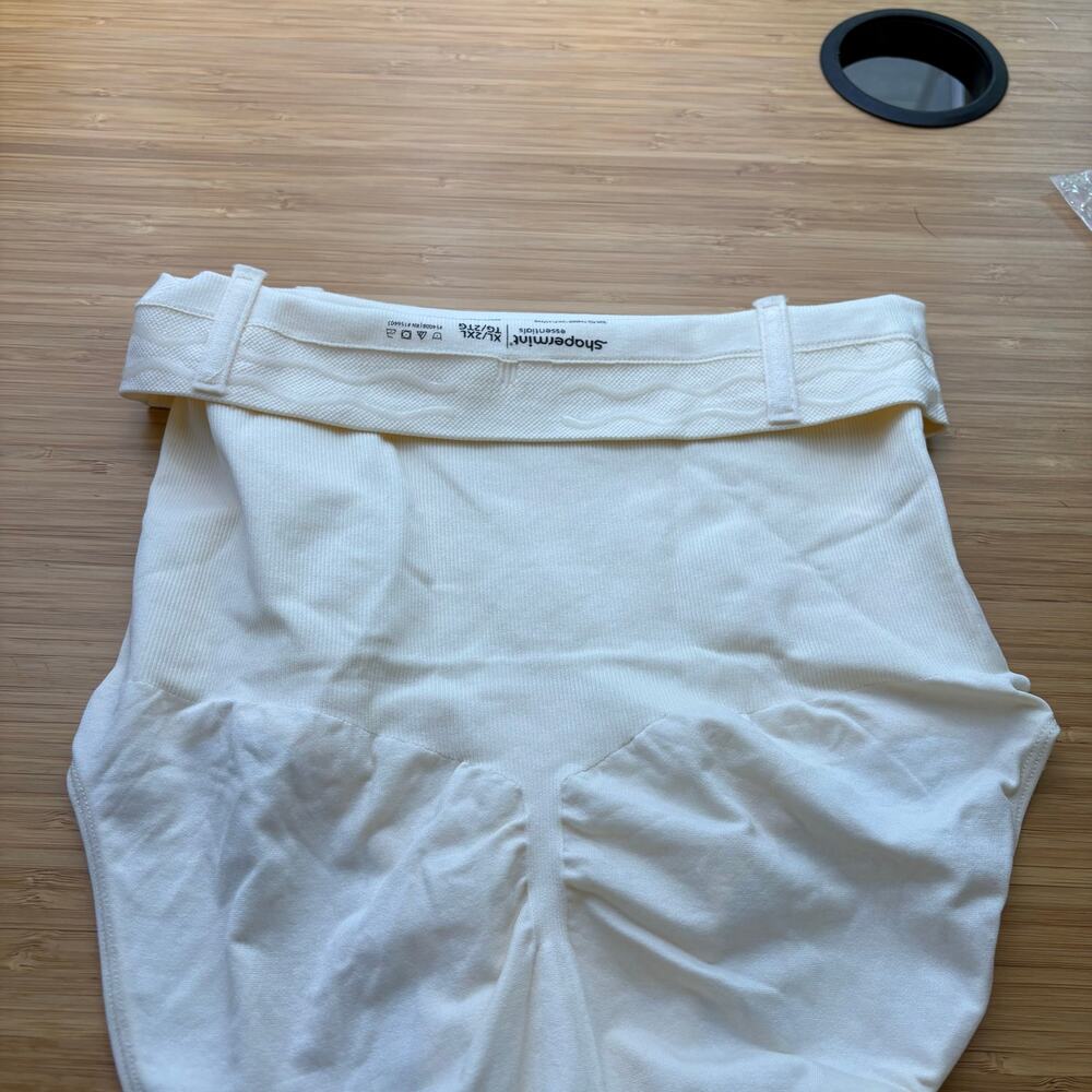 Shapermint XL/XXL Beige High Waisted Shaper Panty 54008 Shapewear Neutral Comfy - Picture 6 of 10